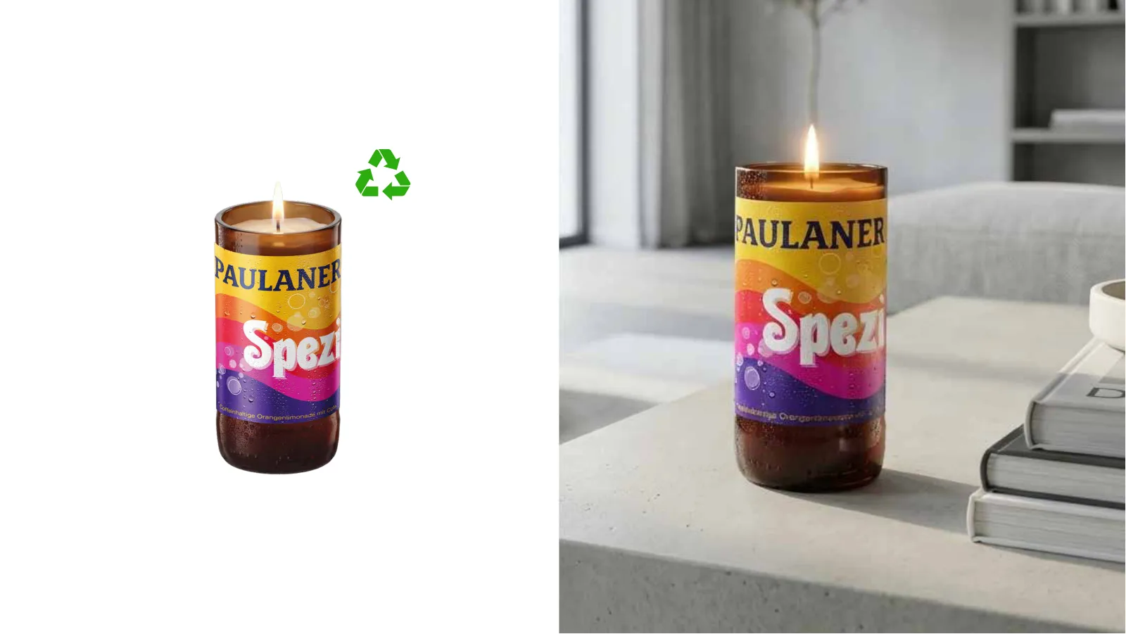 Paulaner Spezi Kerze